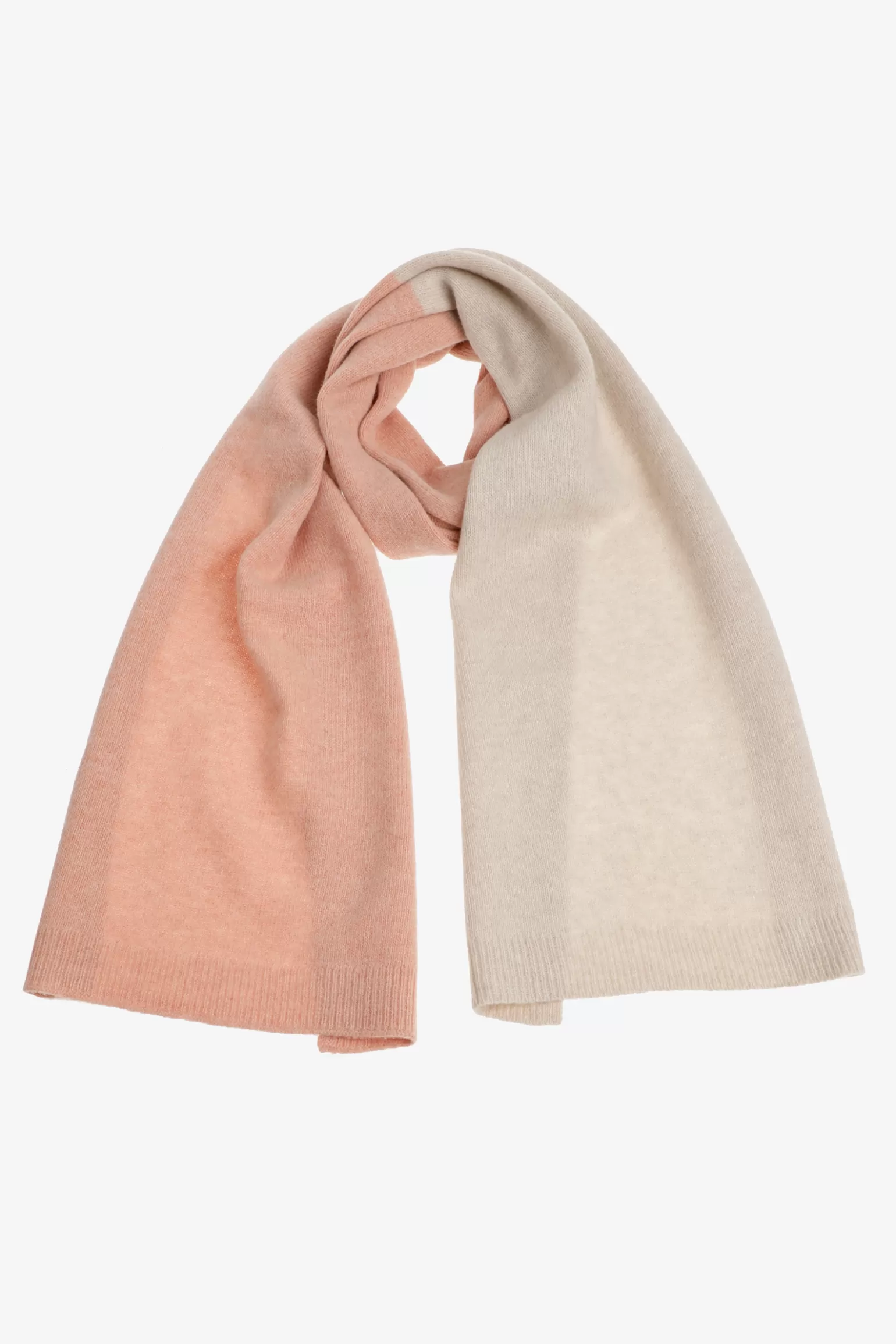 Colorblock sjaal met fijne wol-Xandres Hot