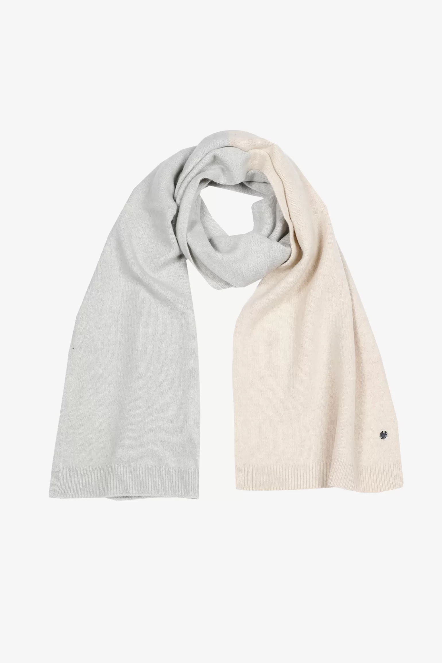 Colorblock sjaal met fijne wol-Xandres Hot